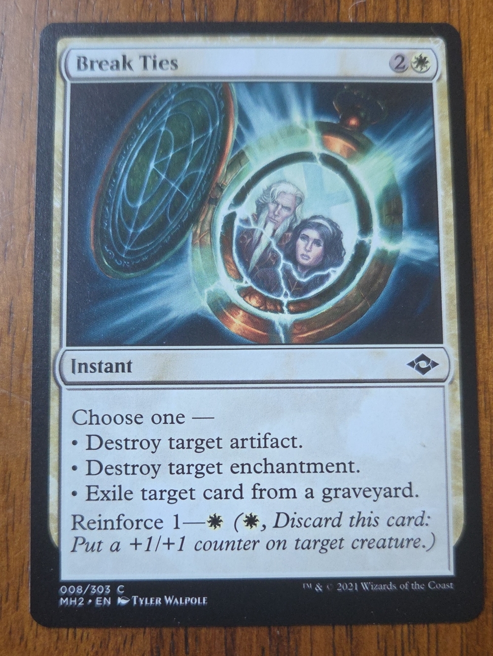 Magic: The Gathering Break Ties - White Instant Card